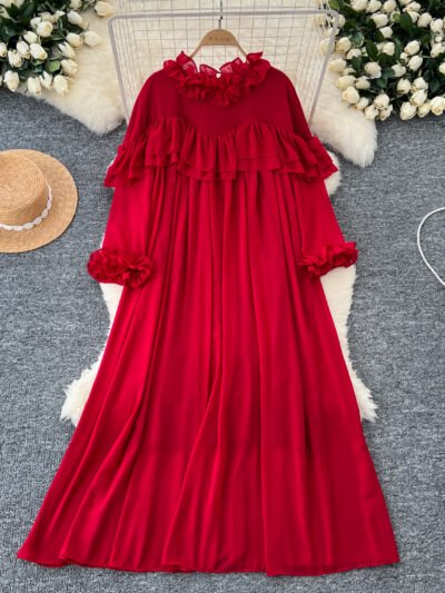 Autumn Fashionable and Elegant Women's Dress