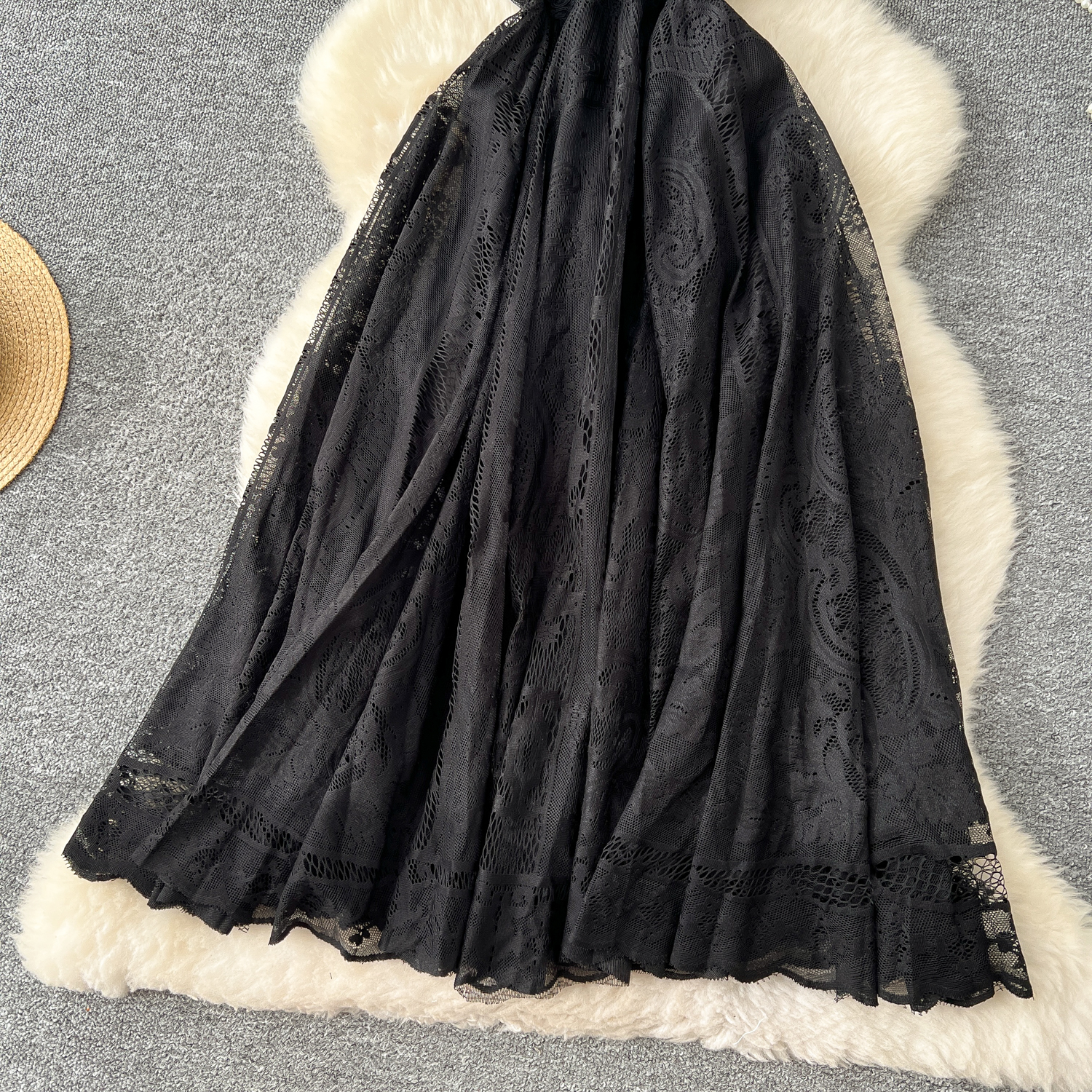 Retro romantic atmosphere sleeveless dress - Image 5