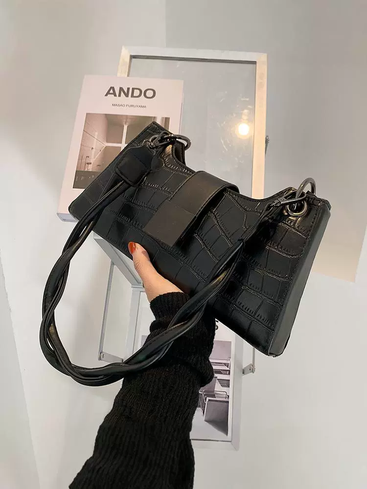 Popular texture crossbody bag