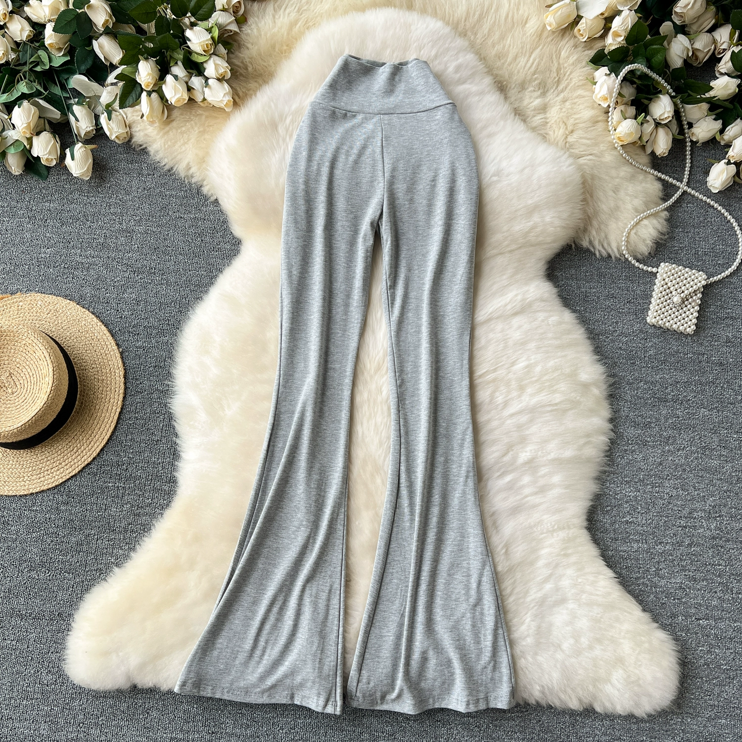 Versatile and slightly flared trousers - Image 6