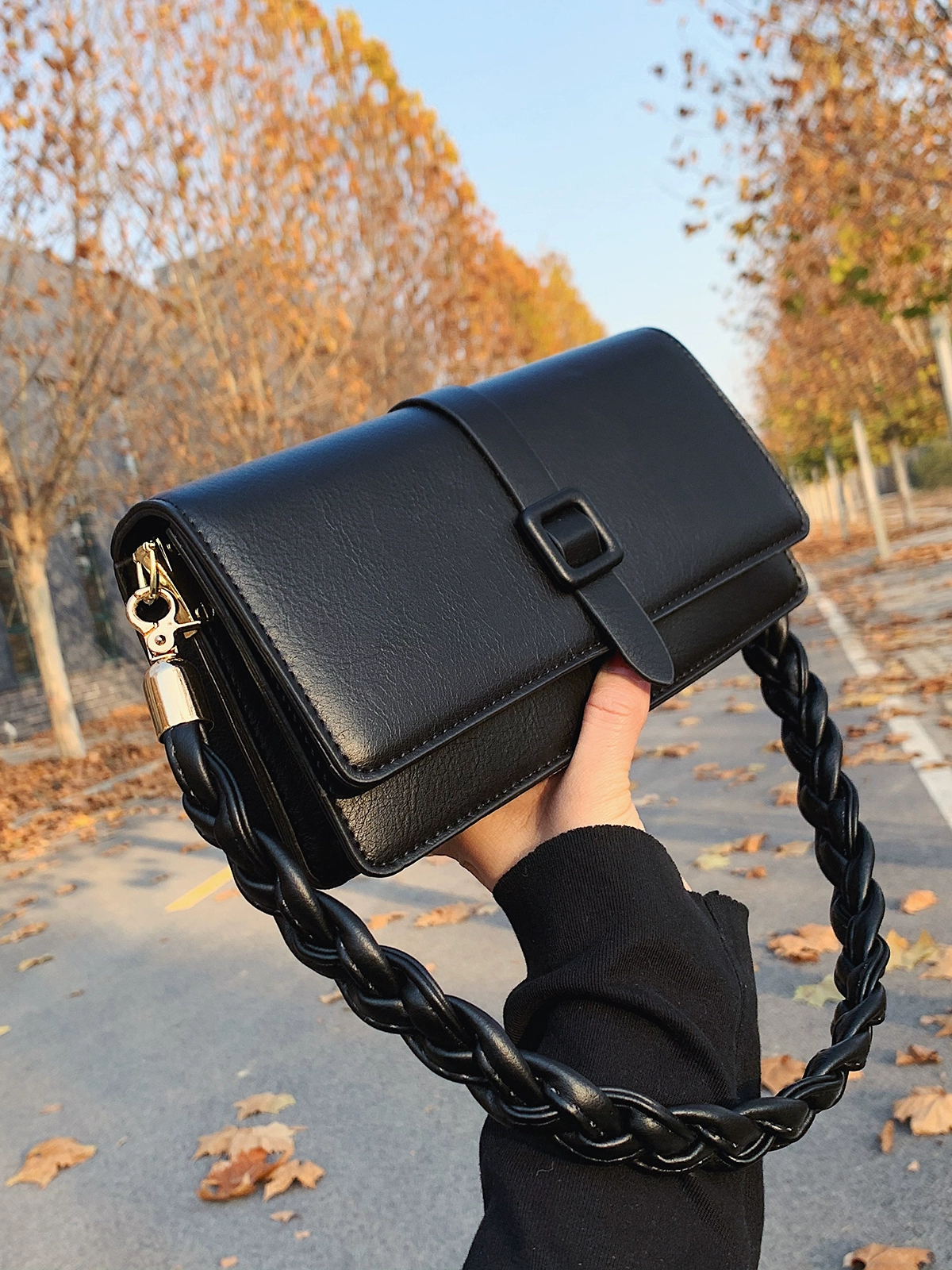 Single shoulder fashion small square bag - Image 4