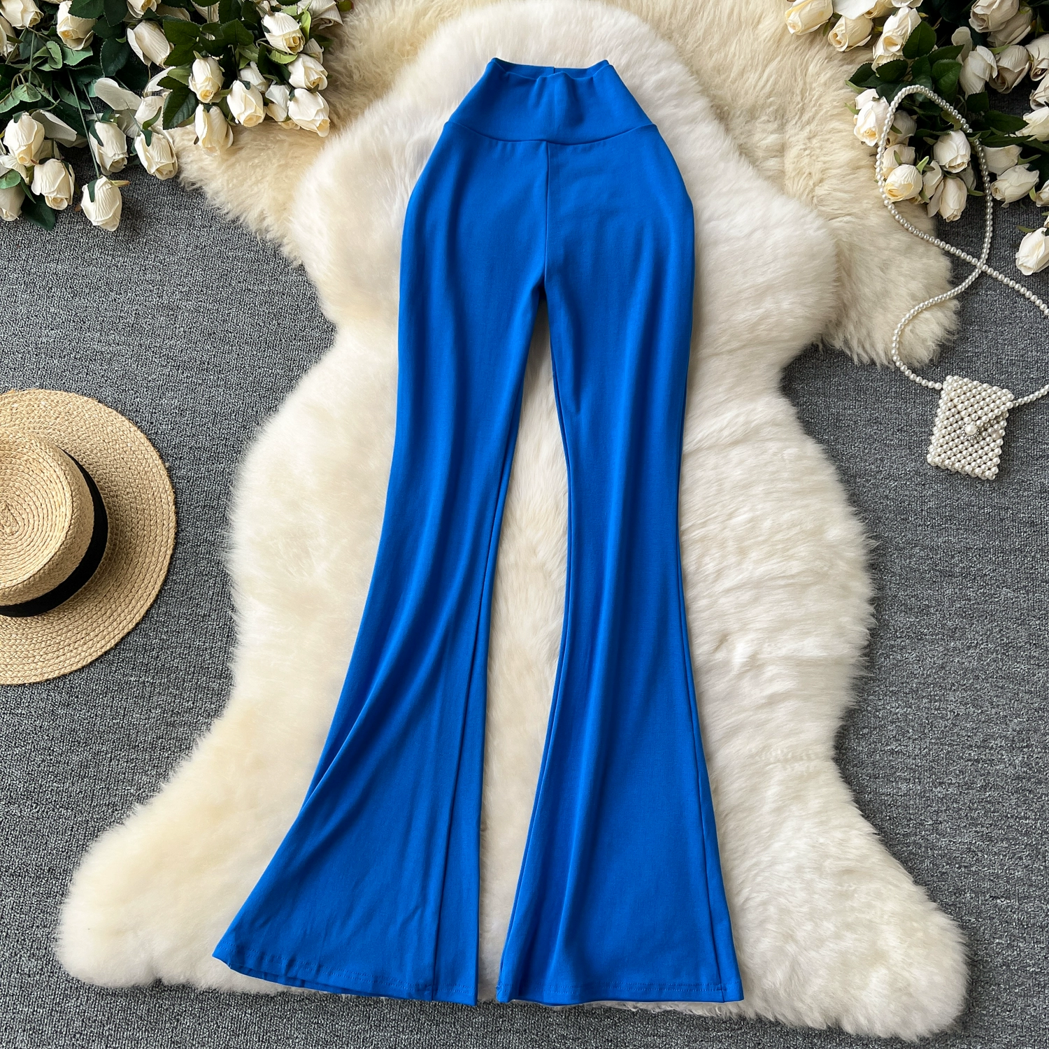 Versatile and slightly flared trousers - Image 4