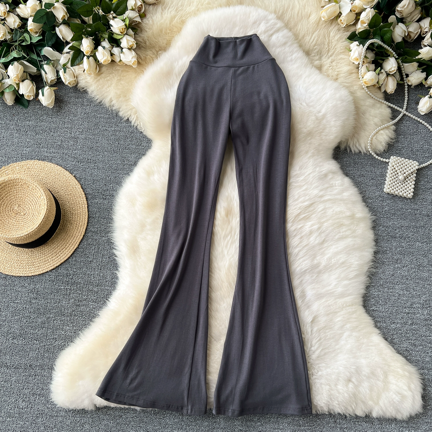 Versatile and slightly flared trousers - Image 3