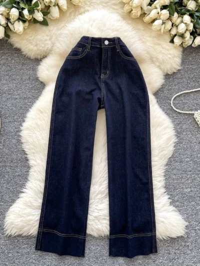 Korean chic fashion jeans for women