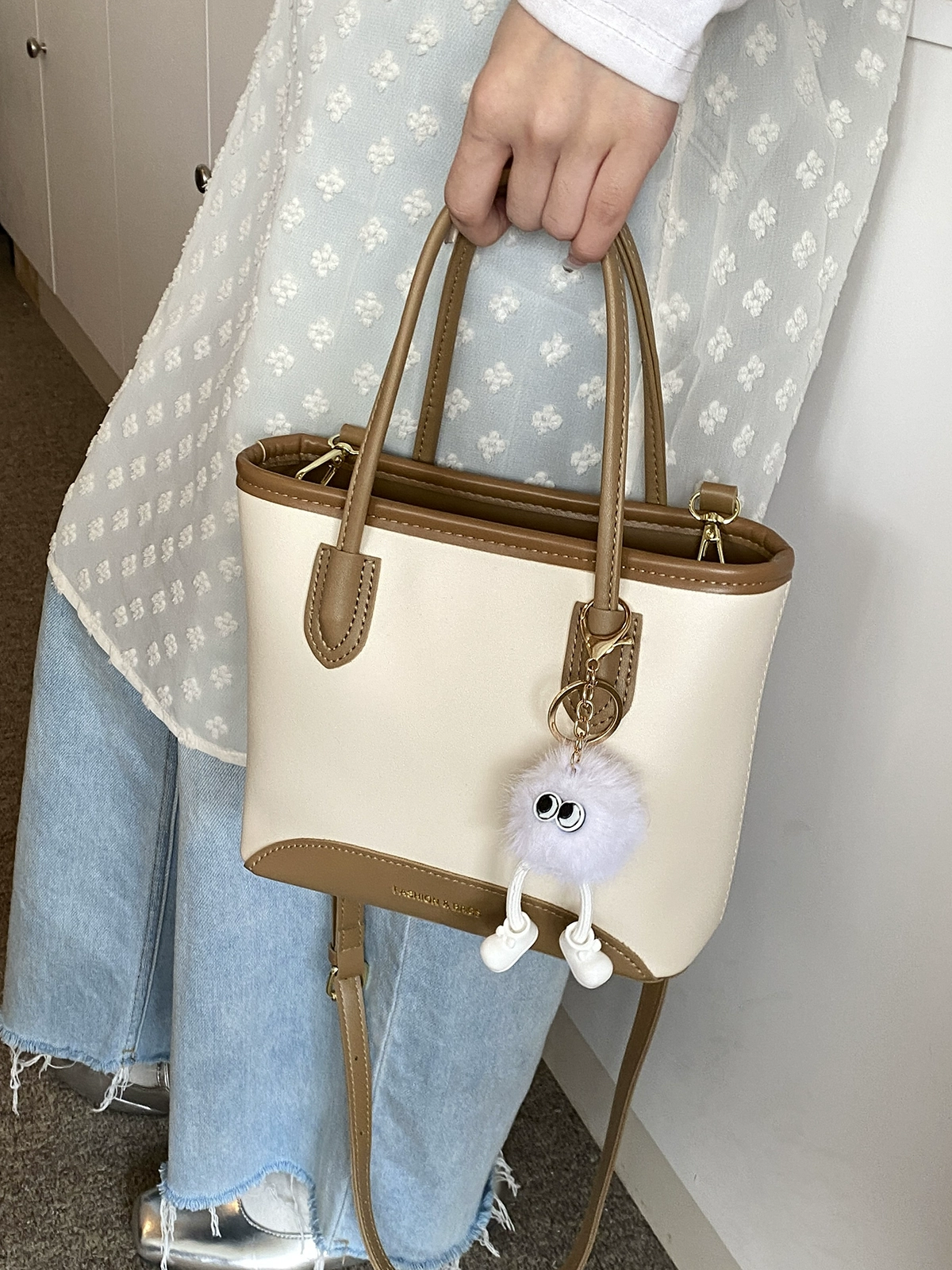 High-end contrast color small bag - Image 3