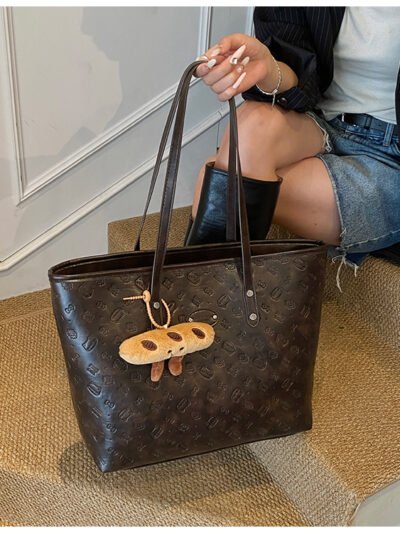High-end retro embossed women's bag