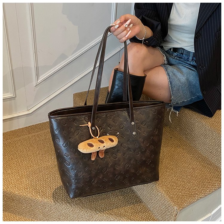 High-end retro embossed women's bag