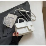 High-end color-blocked patchwork bag for women - Image 2