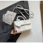 High-end color-blocked patchwork bag for women - Image 3