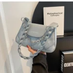 Retro shoulder bags, underarm small square bags