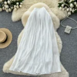 Korean style simple high-waisted mesh skirt - Image 8