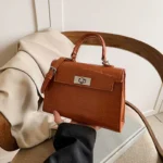 Versatile chain crossbody bag handheld Kelly bag