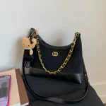 Retro niche suede bag for women - Image 2