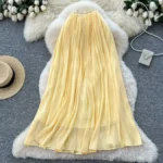 Korean style simple high-waisted mesh skirt - Image 5