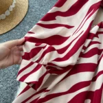 Autumn French retro print dress for women - Image 10