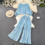 Retro Hepburn style royal high-end fashion suit