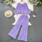 Retro Hepburn style royal high-end fashion suit - Image 6