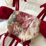 French retro niche design embroidered slip dress - Image 2