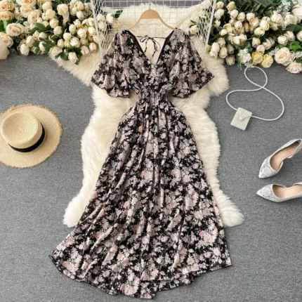 Beach vacation dress for women
