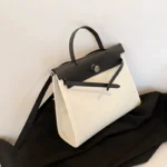 Crossbody Canvas Bag High-end Handheld Kelly Bag - Image 2