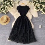 European and American style light luxury high-end dress - Image 2