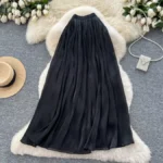 Korean style simple high-waisted mesh skirt - Image 6