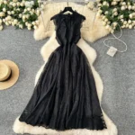 Retro romantic atmosphere sleeveless dress - Image 2