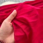 Three-dimensional lace lantern sleeve strap waist slimming pleated dress - Image 10