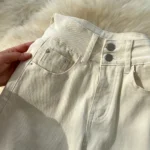 High-waisted two-button jeans - Image 7