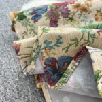 Court-style retro jacquard embroidered slip dress - Image 6