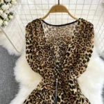 Trendy Leopard Jumpsuit - Image 6