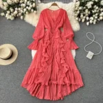 Trendy Beach Vacation Dress - Image 3