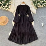 Lace Ruffle Vacation Dress - Image 2