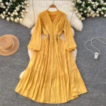 Lace Ruffle Vacation Dress - Image 4