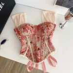 Lace Trim Women's Top - Image 2